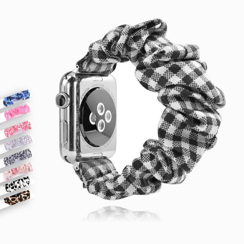 4329023996040Square.jpg Scrunchie Elastic strap for A Series 7 6 5 bracelet wrist belt - Image 1