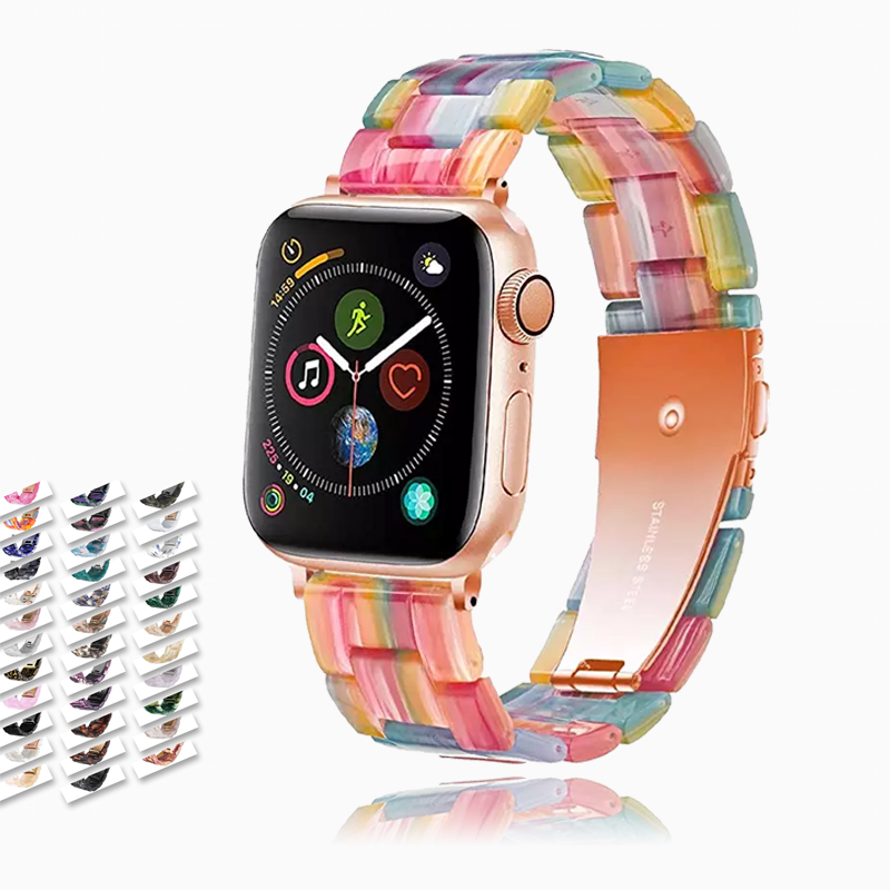 5654778216616SquarePicture_6d491da5-7f7c-429e-be00-e5f25d001e33.png Quality Resin Strap Imitation Ceramic Accessories Wband series 7 6 - Image 1